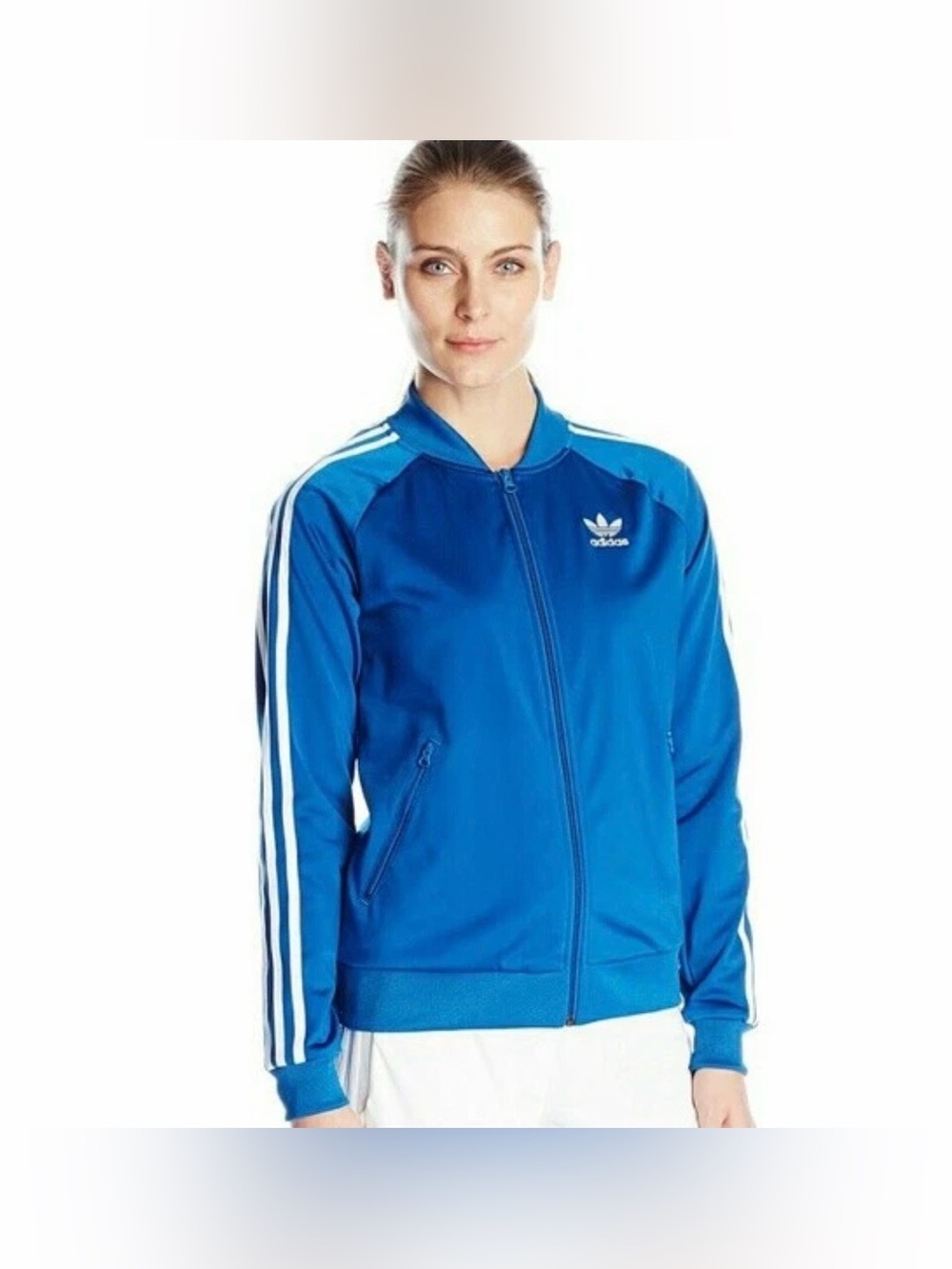 Adidas Originals Supergirl Track Jacket Women’s XS Back Trefoil